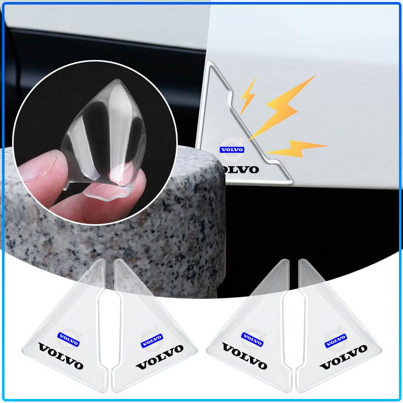 2Pcs Transparent Car Door Corner Cover Anti-Scratch Protection Sticker For Volvo XC60 XC90 S60 S80 S40 V40 V60 V70 V50 XC70