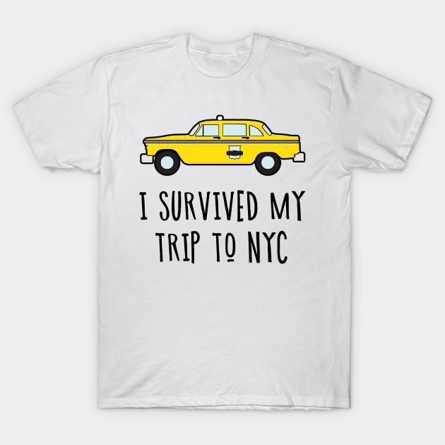 Tom I Survived My Trip To NYC New York Yellow Spider Taxi Action Movie Camiseta Divertida Y Genial Para Hombres Y Mujeres, Unisex, Estilo Vintage De Los Años 80, 8015 - México