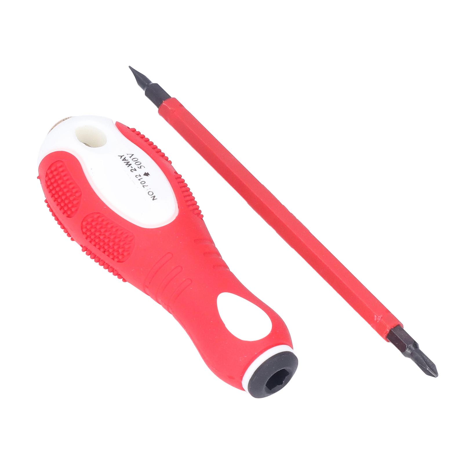 

Electrician Screwdriver Insulating Glue Copper Dual Purpose Electrical Pen 500V Cross SlotPH1 SL4