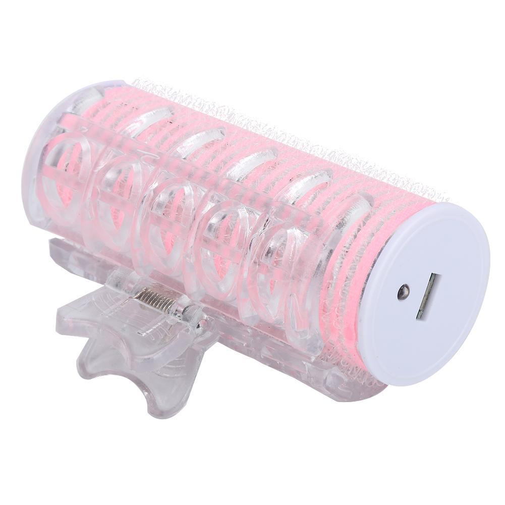 USB Portable Hair Roller Bangs Curling Hair Styling Tool Mini Electric Hair CurlerPink