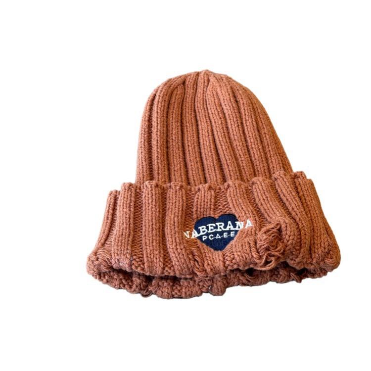 Autumn and Winter Windproof and Warm Korean Style Ear Protection Knitted Hat for Boys and Girls Spring Style Trendy Baby Pullover Hat