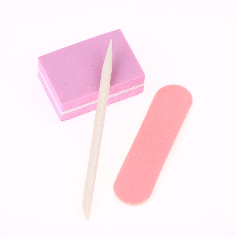 5/20 Set Nail Tool Kit, Mini Nail Files, Polishing Pads, And Sticks, Suitable For Diy Jewelry Polishing And Nail Care
