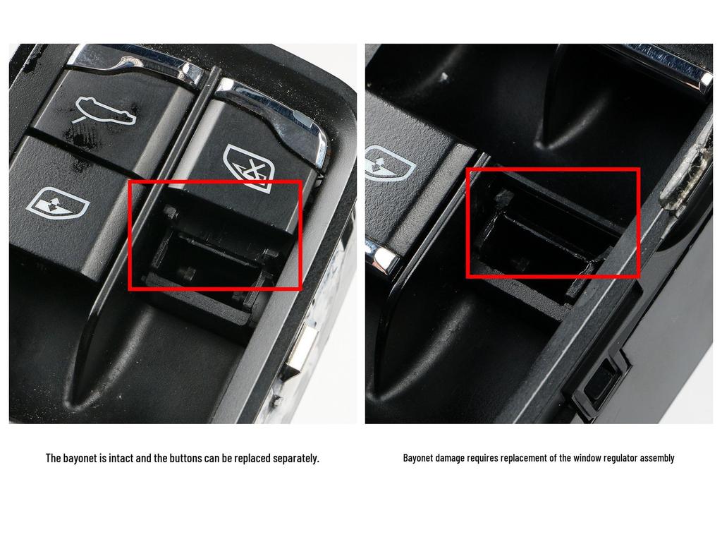 Porsche 718 911 Cayman Boxster Window Switch Repair Cap