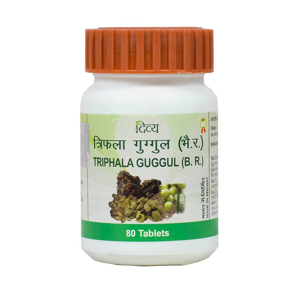 Triphala Guggul (80 tabletter, 500 mg), Triphala Guggul, Patanjali