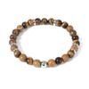 Matte Tiger Eye + Wood Grain Stone