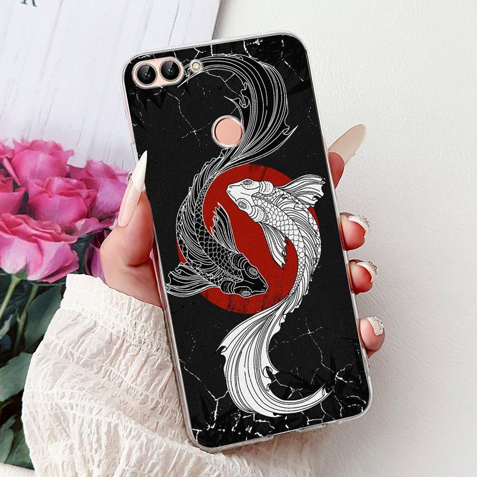 For Huawei P Smart 2018 Case Popular Butterfly Soft Silicone TPU Phone Back Cover For Huawei PSmart FIG-LX1 FIG-LX2 FIG-LX3 Case