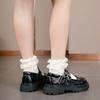 Nuevos Zapatos de Cuero para Niñas - Zapatos de Baile Negros para Niños - Mocasines de Princesa