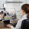 3 Adjustable Modes Portable LED Selfie Light-Brightness Boost & Color Temperature Control – Video Conferencing & Vlogging