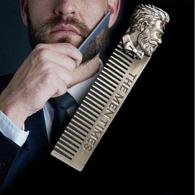 1PC Fashion Beard Shaping Template Metal Beard Comb Men Hair Beard Trim Tools Top Quality
