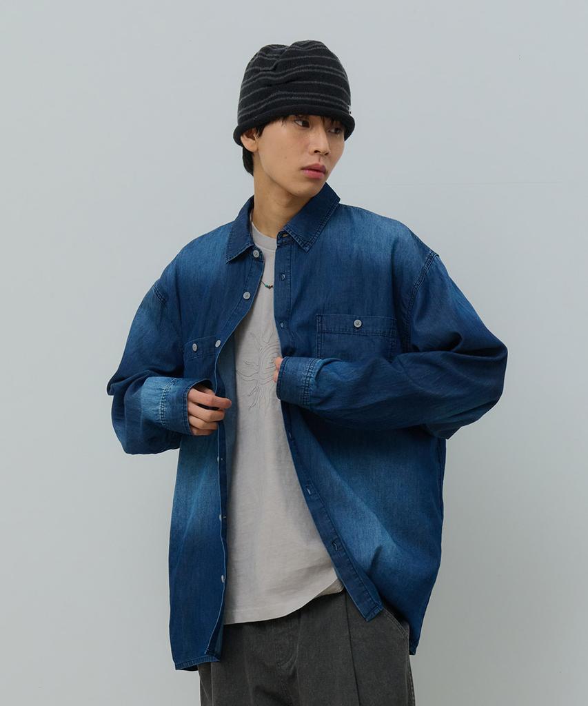 Desiledeu Lightweight Denim Shirt-Fask5401B0N