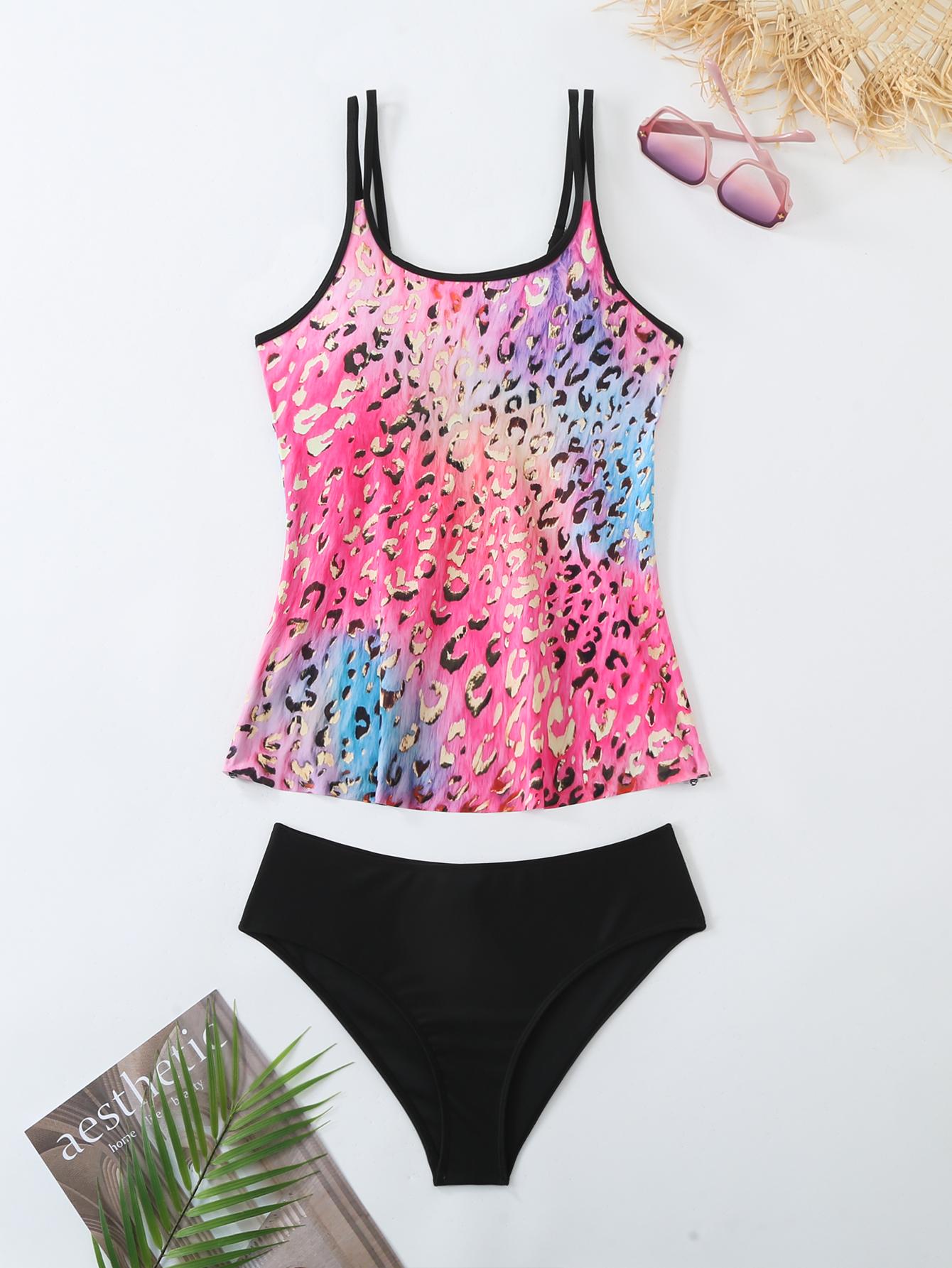 

Женский бразильский комплект бикини, купальник, жилет с бретельками, топы, купальник, пляжный купальный костюм M розовый