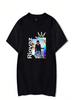 Riovaz Tshirt Crewneck Short Sleeve T-Shirt Men Women Streetwear Printing Casual Fashion Hip Hop Clothes