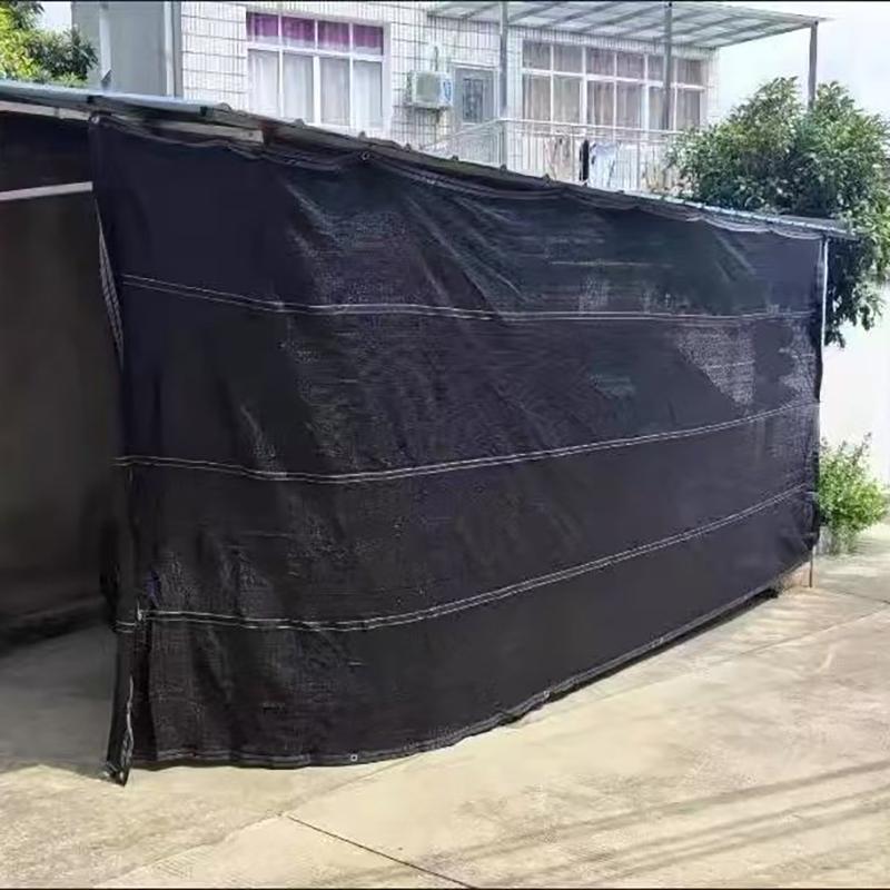 Schwarzes Sonnensegel UV-Schutz Segeln Sukkulenten Pflanzen Schutzhülle Haus Sonnenschutz 75% Schattierung Garten Gewächshaus Sonnenschutznetz