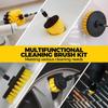 Electric Drill Multi-Cleaning Brush Head for Household, Kitchen, Bathroom, Car, and Carpet with Long Handle