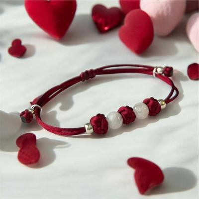 Chinese Knot Bracelet Retro Braided Bracelet Handmade Good Luck Bracelet Fashion Accessory for Men