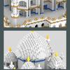 Weltberühmtes Architekturmodell Baustein-Set DIY Taj Mahal Louvre Eiffelturm Ideale Weihnachts- und Feiertagsgeschenke für Kinder