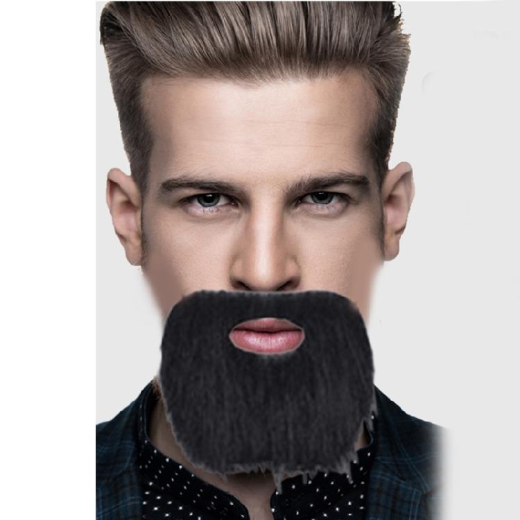 6 Stück Künstliche Cosplay Bärte Schnurrbärte Künstliche Schnurrhaare mit Gummiband für Weihnachten Halloween Cosplay Party