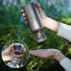 Reine Titan-Sportwasserflasche, Outdoor-Radfahren und Reisebecher, tragbare, leichte Camping-Wasserflasche