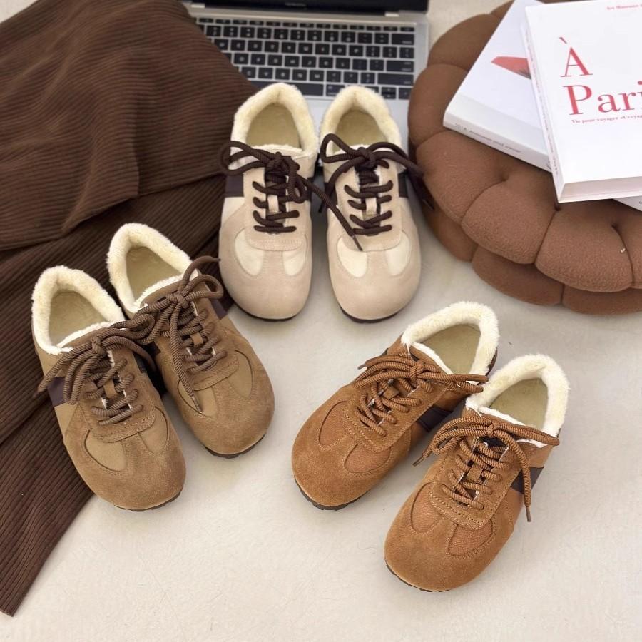 Women's Fur One Thick Sole Winter Lightweight Warm Snow Boots Non-slip Wear-resistant Casual Sneakers Cotton Boots De Training Shoes