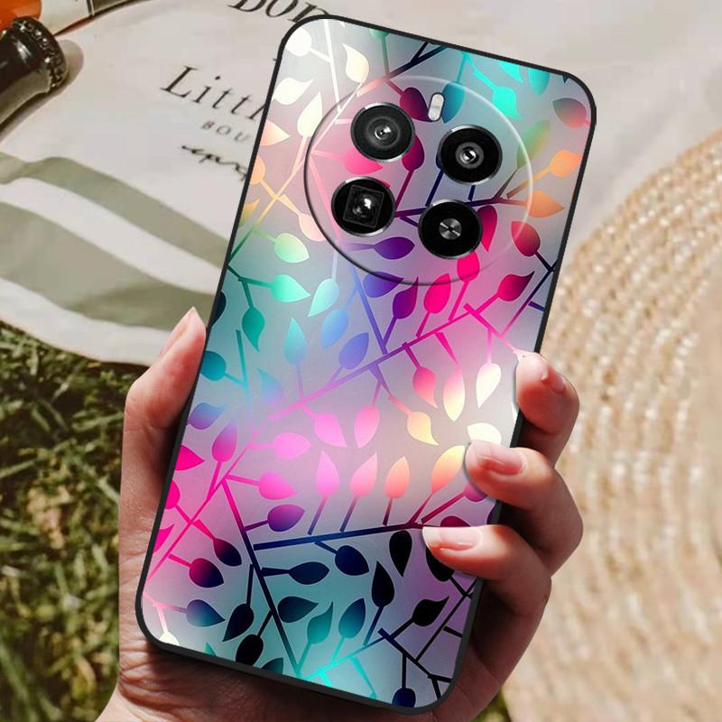 Für Realme 12 Pro Plus Hülle Luxus Handy Silikon Rückseite für Realme 12 Plus Hüllen Realme12 pro+ plus Schutzhülle Capas