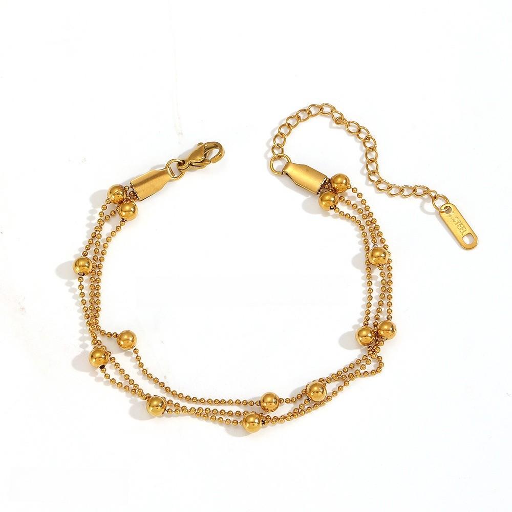 Light Luxury Geometric Stainless Steel Bracelet With Cz Inlay For Women Gift Sales Event