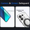 Plating Ring Magnetic Support Transparent Phone Case For Xiaomi A3 14 Pro Ultra 13 13T 12T 11T Pro Poco X6 M6 F5 X4 X3 4G 5G