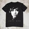 T-shirt Noir Manches Courtes Unisexe S-5XL Œuvre d'Art Œil Gauche de Lisa Lopes