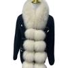 Faux Fur Scarf with Magnetic Closure Solid Color Soft Plush Design Scarf Wrap Windproof