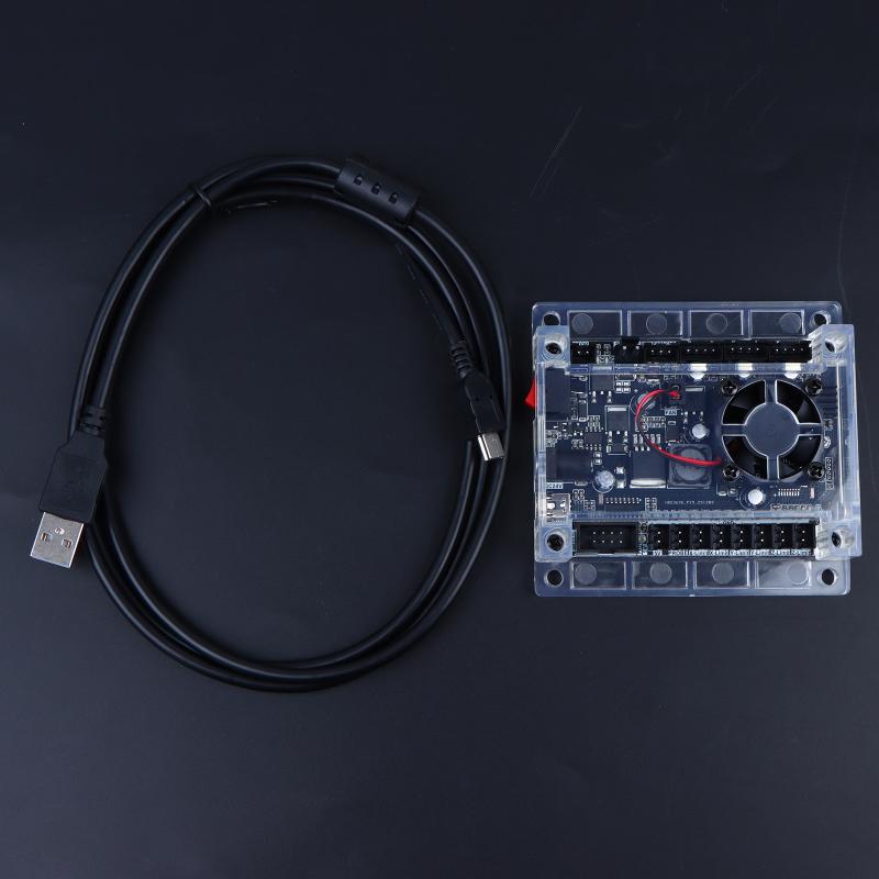 

Маленькая и миниатюрная DIY станок для резьбы Трехосевая плата управления ЧПУ Интеллектуальная и удобная Система Grbl1.1F С USB-кабелем OneSize