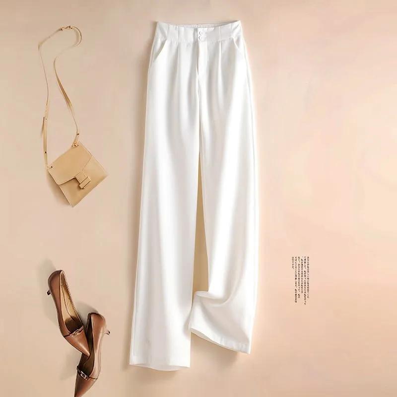 Women Flared Pants High Waist Plus Size Loose Casual Long Trousers Spring Autumn Fashion Women Bottoms Baggy Pants
