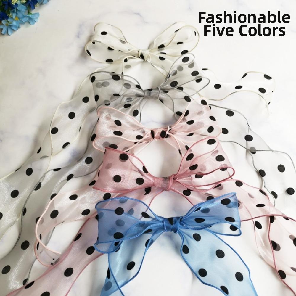 10 Yards Length Organza Ribbon 4cm Width Chiffon Ribbon Tulle Ribbon  Christmas Packaging