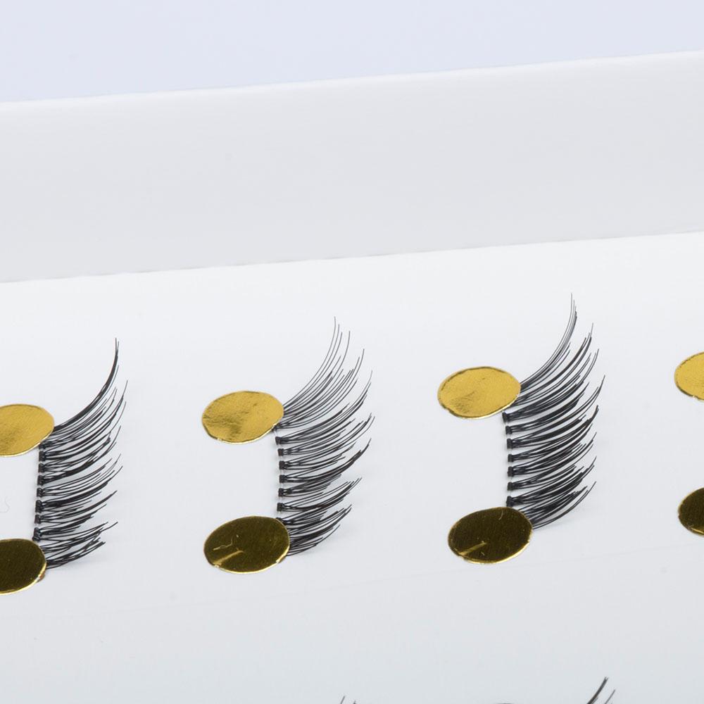 Black Half Corner Mini Eye Makeup Natural Fake Lashes Beauty Tools