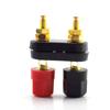 1Pcs Dual Jack Socket Banana Plug Connector