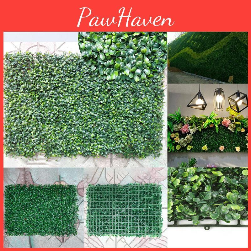 Lush Artificial Garden Hedge Screen With Realistic Ivy Vine For Elegant Decor