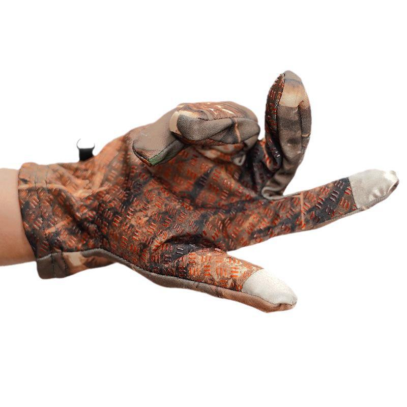 Camouflage Bionic Tactical Gloves: Non-Slip, Breathable, Touchscreen Compatible for Hunting, Cycling, and Running.
