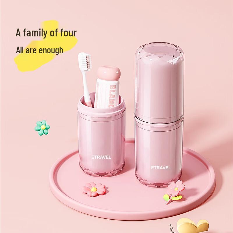 Yilv Travel 3-in-1 Portable Toothbrush Cup & Storage Set