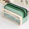 Assorted Colors Pencil Storage Bag Multi Layer Stationery Bag DIY Pencil Pouch  School