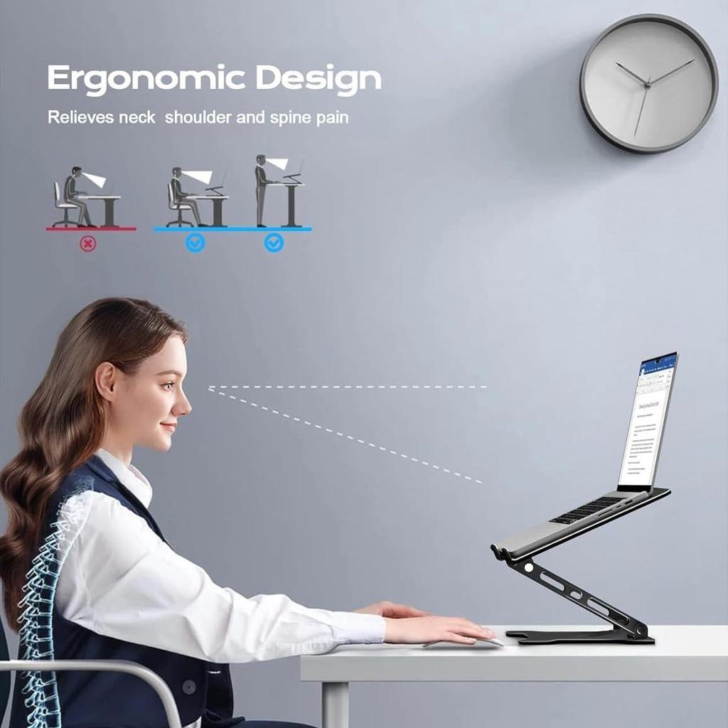 Adjustable Portable Laptop Stand with Heat Dissipation and Foldable Design
