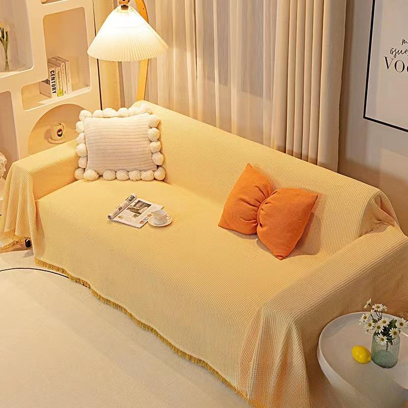 

Многофункциональный чехол для дивана в скандинавском стиле Instagram, тканевый чехол для дивана с полным покрытием, чехол для подушки, одеяло, одноместное, три, четыре сезона, универсальное 90*90cm