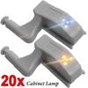 20/1x Closet LED Lamp Battery Control Cabinet Lamp Inner Hinge  Induction Lights Wardrobe Cupboard Sensor Light Home Mini Lamps