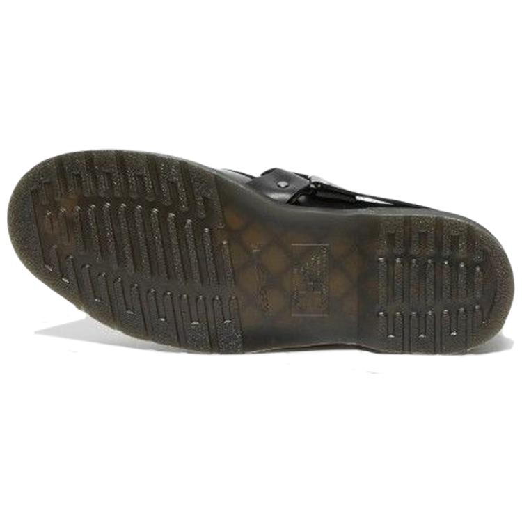 New Dr.Martens Henree Polished Smooth Leather Buckle 'Black' 27488001