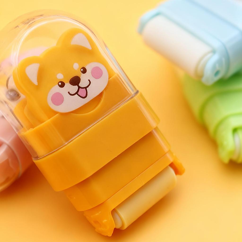 1/4pcs Pocket-Sized Space-Themed Eraser with Cute Astronaut & Rocket - Durable Rubber Erasers Suitable for Office