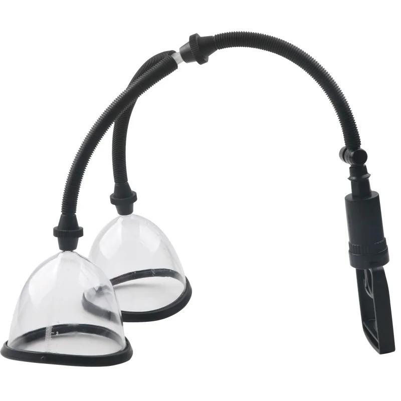 Doppelstimulation Brust Klitoris Pumpe Fernbedienung Vibrator Vakuumsauger Frauen | Brustwarzenvergrößerung & Klitorisvergnügen Sexspielzeug