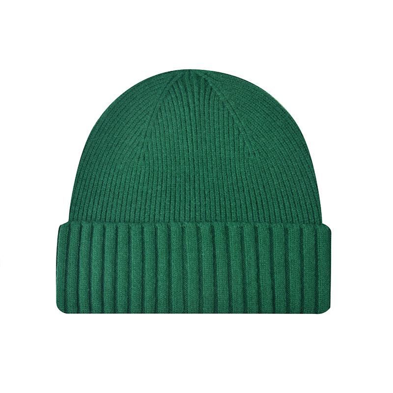 Solid color classic knitted hat men's casual versatile student couple cold hat women's autumn and winter warm wool hat