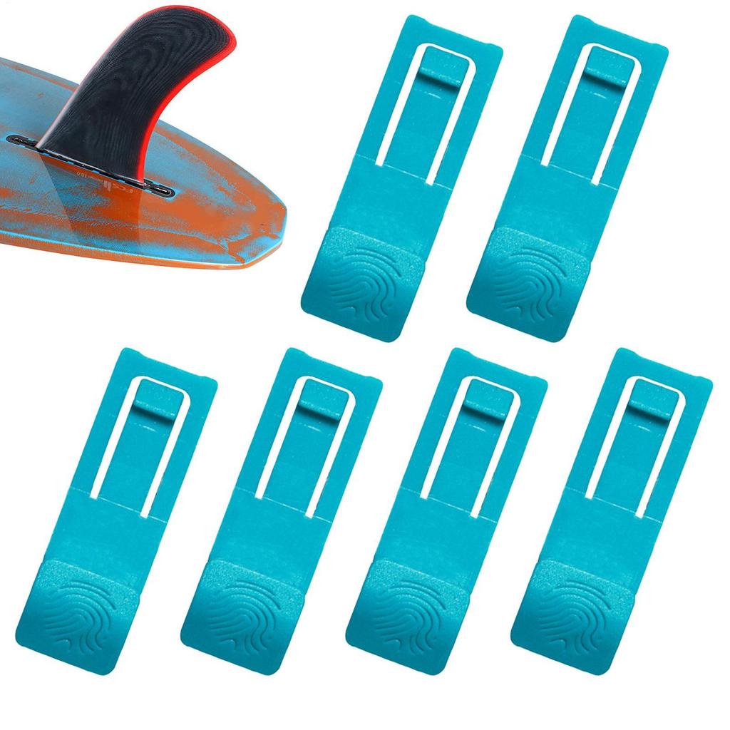 6pcs Surfboard Fin Fastener Base Pin Buckle For Surfboard Paddle Boards Base Pin Paddle Fin Latch For Surfboard Replacement Part