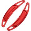 Steering Wheel Shift Paddle Cover Shifter Extension for Porsche Cayenne 2010-2021 Aluminum Alloy Red (Set of 2)