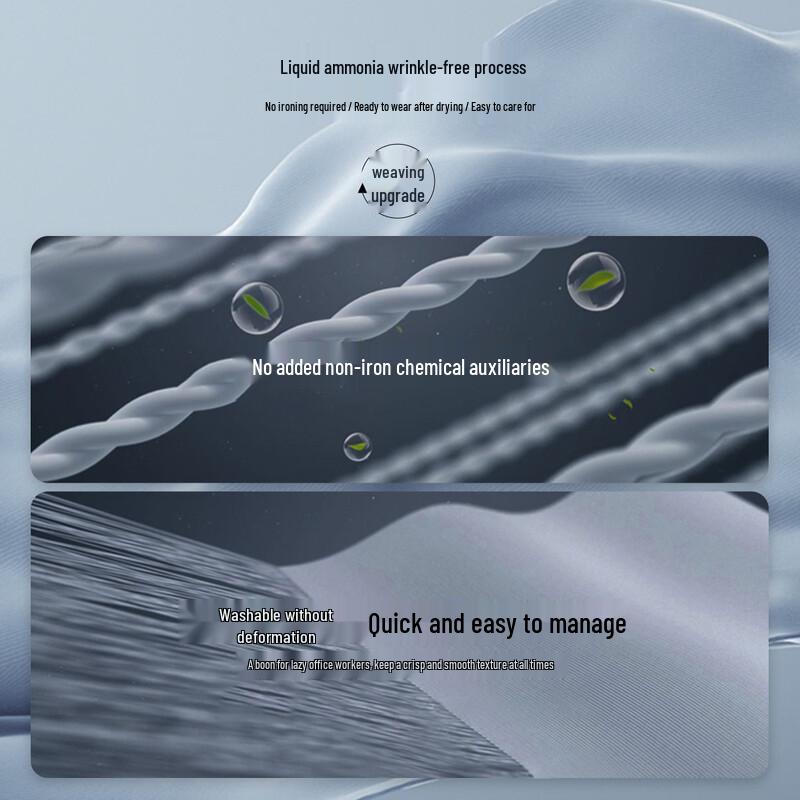 FIRS Men's DP Wrinkle-Free Cotton Straight-Leg Casual Pants