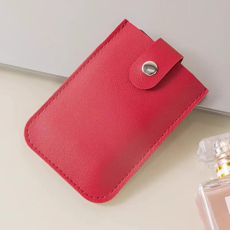 

PU Leather Credit Card Holder Bag 5pcs Slots Men/Women Wallet Bank Leather Wallets with Money Clip Designer Cardholder