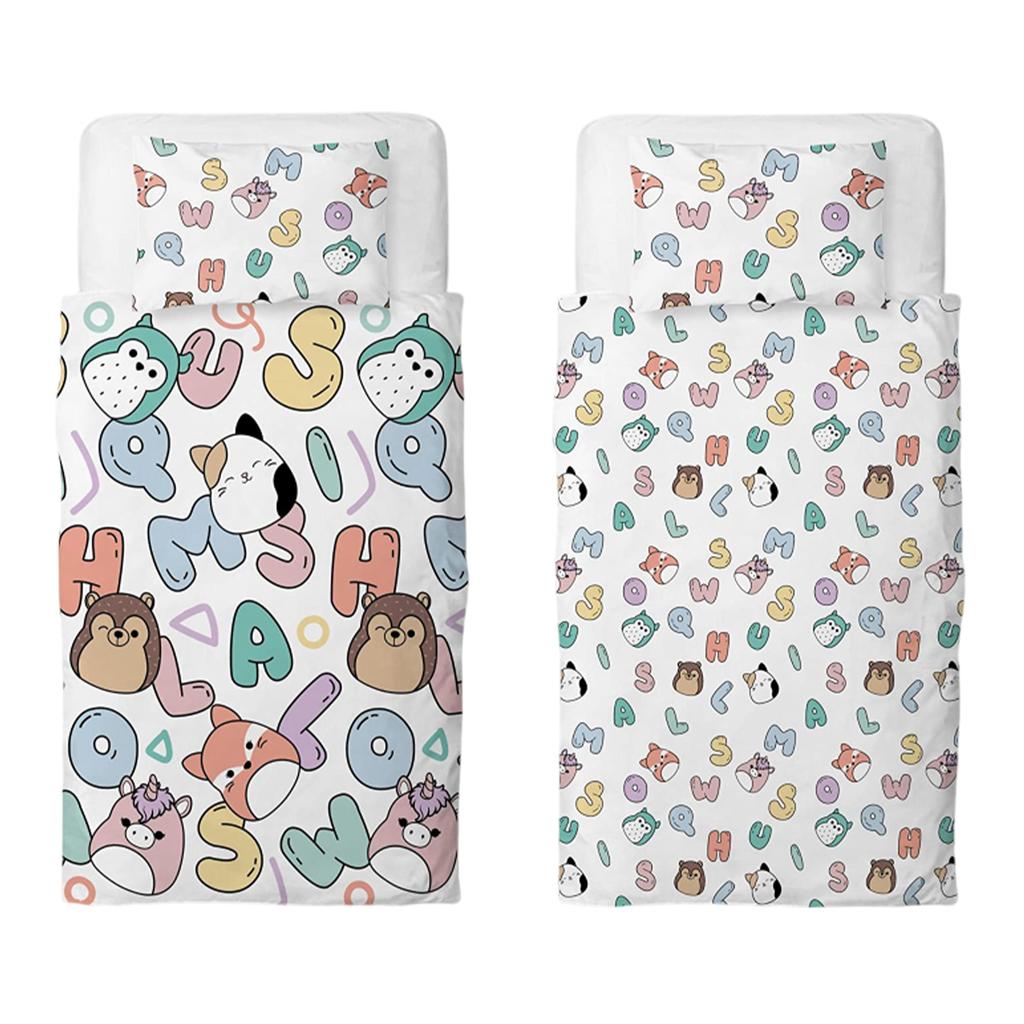 Squishmallows Characters Reversible Duvet Set