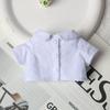 10cm Doll Clothes: Gazi Sister Skirt & Shirt Set, Potato Doll Pleated Skirt & Top, Cotton Dress-Up Outfits